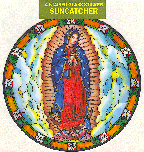 OUR LADY OF GUADALUPE STATIC STICKER