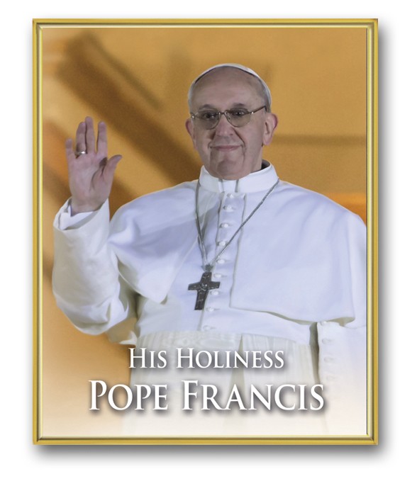 POPE FRANCIS PLAQUE