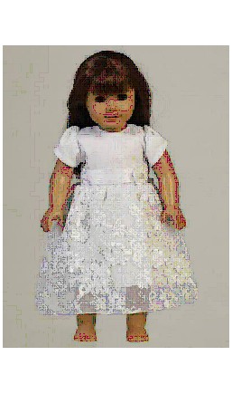 COMMUNION DRESS FOR 18 INCH DOLL - 73-4390