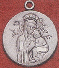 OUR LADY OF PERPETUAL HELP STERLING SILVER MEDAL