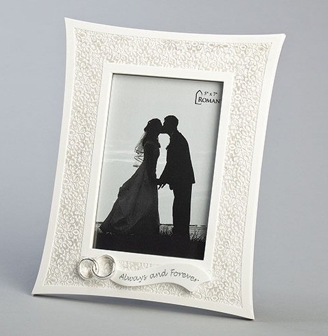 LACE WEDDING FRAME 10" (HOLDS 5X7)