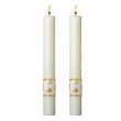 Matching Side Candles for Ornamented Paschal Candle