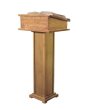 STANDING LECTERN WITH SHELF