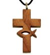 WOODEN CROSS with Fish