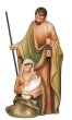 Holy Family Stained Wood Look 8.5" H