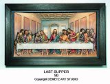 Last Supper framed by Demetz Art Studio ®