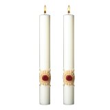 Matching Side Candles for Holy Trinity Paschal Candle