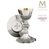 Magnificent Gothic Chalice and dish paten