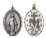 MIRACULOUS MEDAL 2.25" OXIDIZED (MEDAL ONLY)