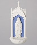 OUR LADY OF LOURDES HOLY WATER FONT 11.5"