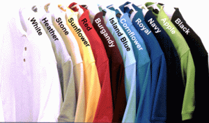 Colors for short sleeve polo