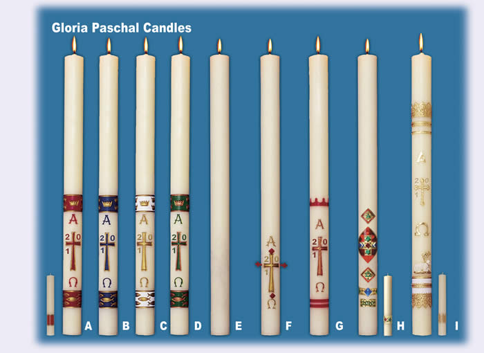 51% Beeswax Paschal Candles