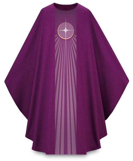 CHASUBLE ADVENT STAR