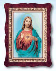 SACRED HEART OF JESUS PLAQUE