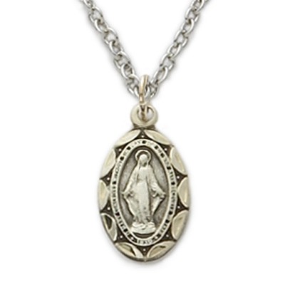 MIRACULOUS MEDAL ON 16 INCH CHAIN