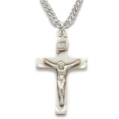 CRUCIFIX STERLING SILVER ON 20 INCH CHAIN