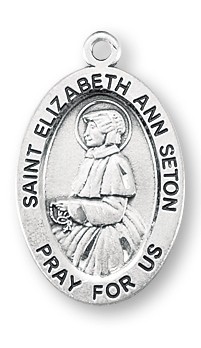 Sacco Company > E Saint Names > ST ELIZABETH ANN SETON PATRON SAINT MEDAL