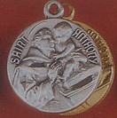 ST ANTHONY STERLING SILVER MEDAL