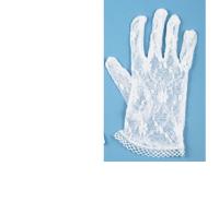 WHITE LACE GLOVES 13-15