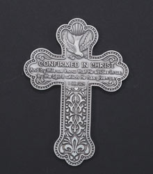 Pewter Confirmation Wall Cross