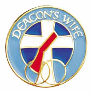 DEACON'S WIFE LAPEL PIN