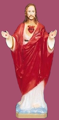 BLESSING SACRED HEART OF JESUS STATUE 24 INCH