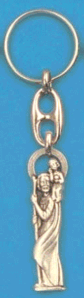 ST CHRSTOPHER KEY CHAIN