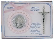 CRIB MEDAL WITH CRUCIFIX