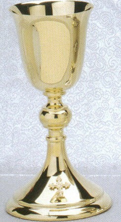 CHALICE STERLING CUP WITH SCALE PATEN