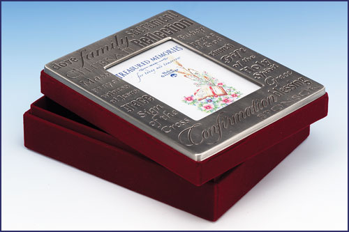 PEWTER CONFIRMATION MEMORY BOX