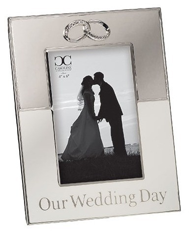 OUR WEDDING DAY FRAME 8.5" (HOLDS 4X6)