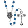 5 mm Sapphire Pearl Rosary