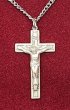 CRUCIFIX STERLING SILVER ON 18 INCH CHAIN