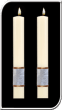 Matching Side Candles for Aureum Paschal Candle