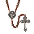 St. Joseph the Protector Corded Wood Rosary