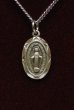 STERLING SILVER MIRACULOUS MEDAL 18" STAINLESS CHAIN