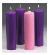 Advent Candles 2x12 Set, Non Beeswax