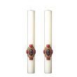 Matching Side Candles for Christ Victorius Paschal Candle