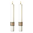 Matching Side Candles for Cross of St Francis Paschal Candle