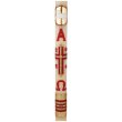 TREE OF LIFE 3" X 36" NON-BEESWAX PASCHAL CANDLE