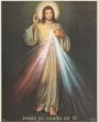 DIVINE MERCY FRAMED PICTURE (Spanish)