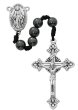 8mm Corded Miraculous Hematite Rosary, boxed