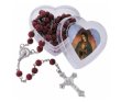 O L GUADALUPE ROSE SCENTED ROSARY W CASE