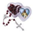 DIVINE MERCY ROSARY, SCENTED WITH HEART CASE