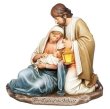 The Light of the World Holy Family  with lit lantern 7.25" H