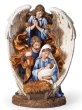 Angel over Holy Family 11.5" H