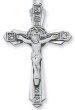 STERLING SILVER CRUCIFIX ON 24" CHAIN