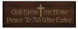 GOD BLESS OUR HOME PLAQUE