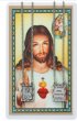 Scapular Pendant 30" Chain & Sacred Heart Holy Card