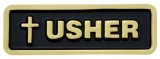 USHER LAPEL PIN with Latin Cross